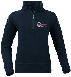 Sweat ambulancière col zippé gamme Silver